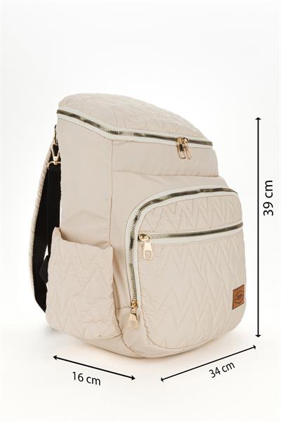 Gogo Bondit Kumaş Biberon Termos Gözlü Bebek Bakım Sırt Çantası