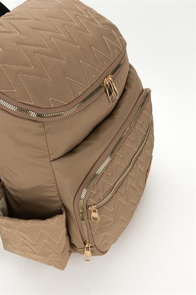 Gogo Bondit Kumaş Biberon Termos Gözlü Bebek Bakım Sırt Çantası