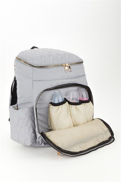 Gogo Bondit Kumaş Biberon Termos Gözlü Bebek Bakım Sırt Çantası