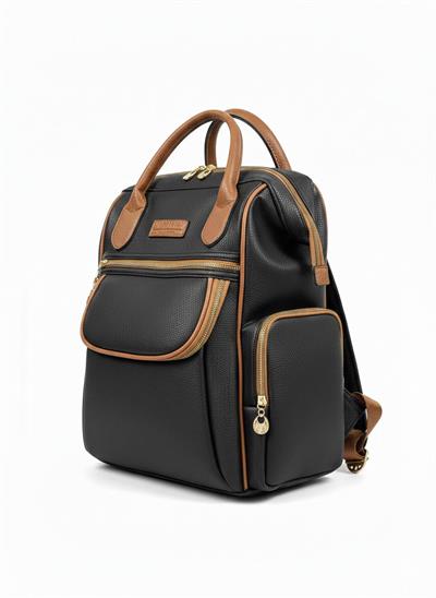 Lüx Suni Deri Bebek Bakım Sırt Çantası