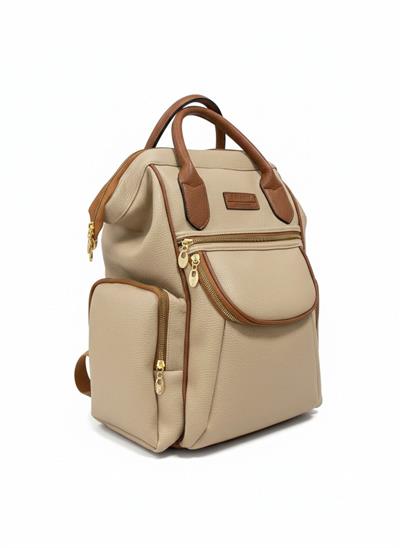 Lüx Suni Deri Bebek Bakım Sırt Çantası