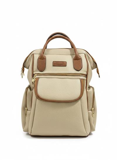 Lüx Suni Deri Bebek Bakım Sırt Çantası