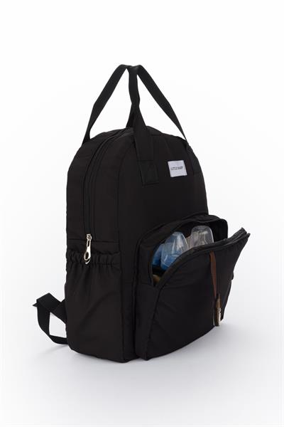 Ayıcık Aksesuarlı Anne Bebek Bakım Sırt Çantası Biberon Termos Gözlü