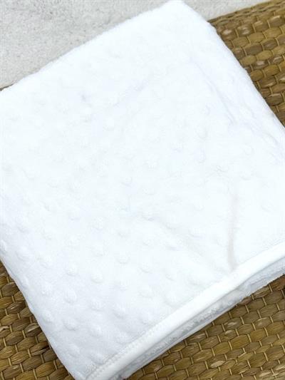 Nohut Desen Peluş Welsoft Bebek Battaniyesi 80x100 Cm
