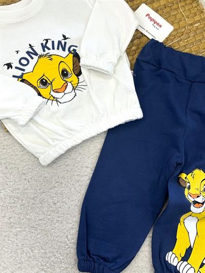 Lion King Baskılı 2ip Erkek Bebek Takım (6-9/9-12/12-18/18-24 Ay)