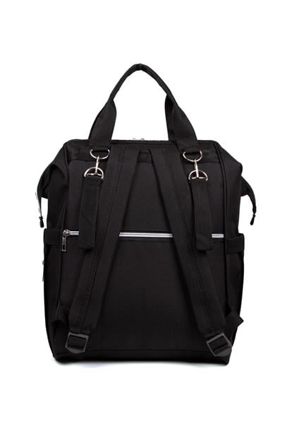 Ağaç Kuş Baskılı Anne Bebek Bakım Sırt Çantası Biberon Termos Gözlü Puset Askı Aparatlı