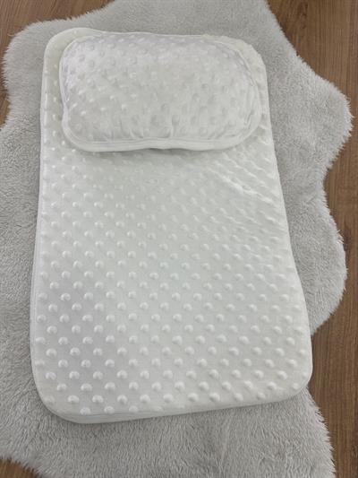 Ekru Renk Nohut Alt Açma Yastık Set