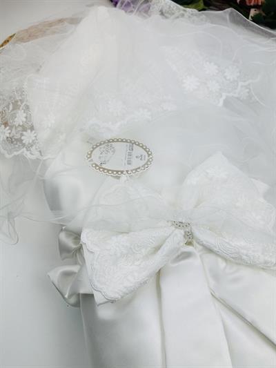 Pırıltı Papatya Taçlı Lüks Kundak