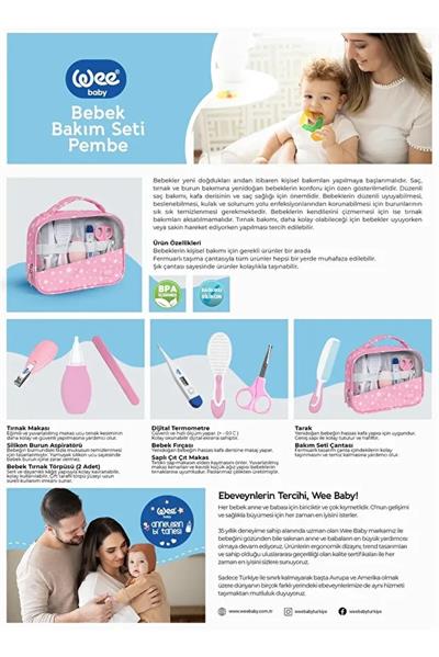 Bebek Bakım Seti - Pembe