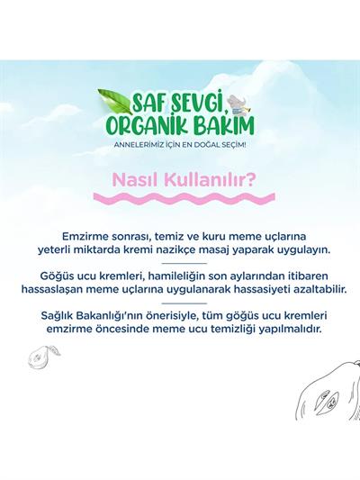 Göğüs Ucu Kremi 30ml (Organik İçerikli)