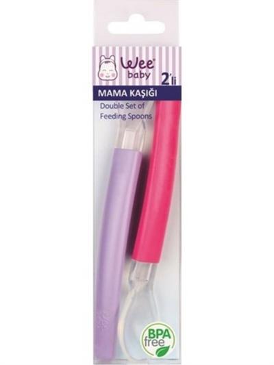 Silikon Uçlu Mama Kaşığı 2li