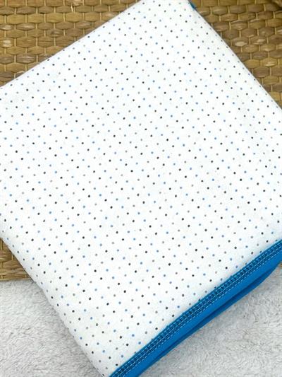 Puanlı Çift Kat Penye Bebek Kundak Battaniye 90x100 Cm
