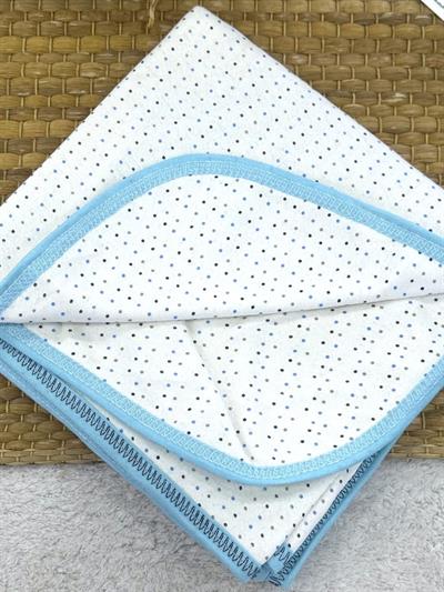 Puanlı Çift Kat Penye Bebek Kundak Battaniye 90x100 Cm