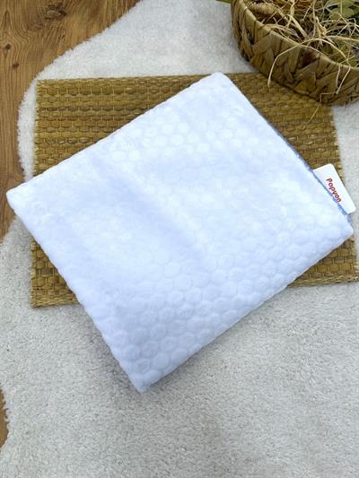 Puanlı Kabartmalı Çift Taraflı Welsoft Bebek Battaniyesi 90x100 Cm
