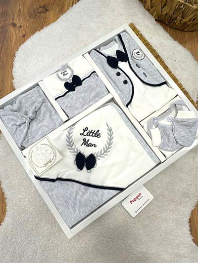 Little Man Smokin Model Yenidoğan Erkek Bebek 10lu Hastane Çıkışı