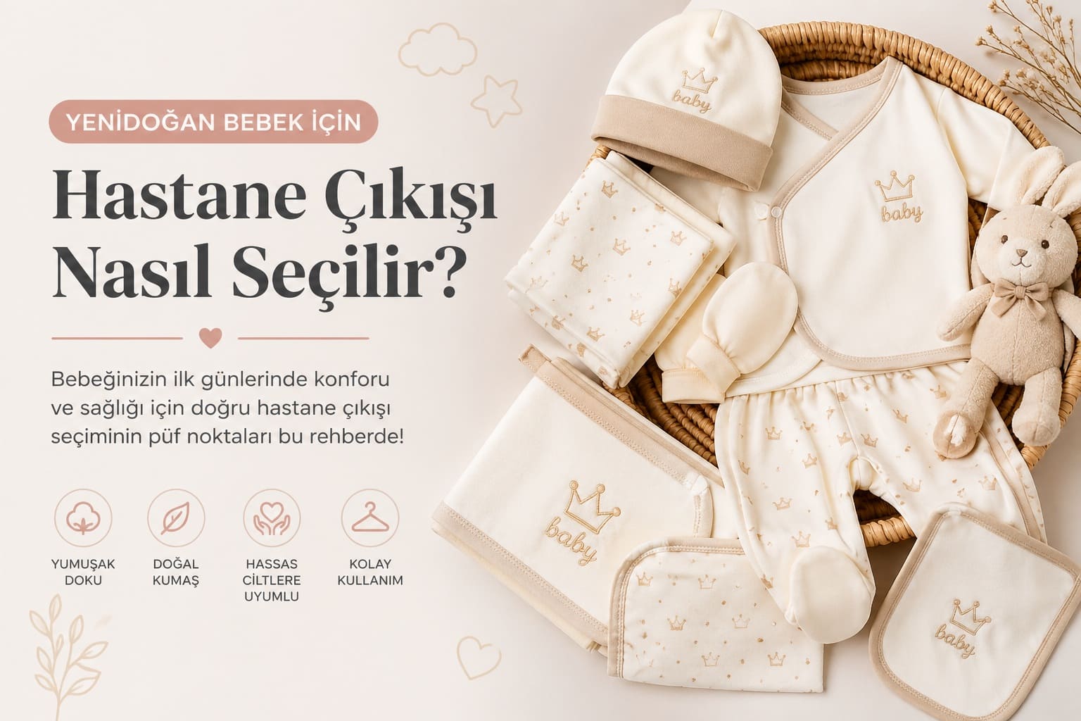 yenidoğan bebek hastane çıkışı seti,bebek hastane çıkışı kıyafetleri,yenidoğan pamuklu hastane çıkışı,bebek hastane çıkışı seçimi,yenidoğan bebek giyim rehberi,organik pamuklu bebek kıyafetleri,hastane çıkışı seti blog kapak görseli,yeni doğan bebek alışveriş rehberi,bebek zıbın ve hastane çıkışı seti,Papyon Baby yenidoğan hastane çıkışı