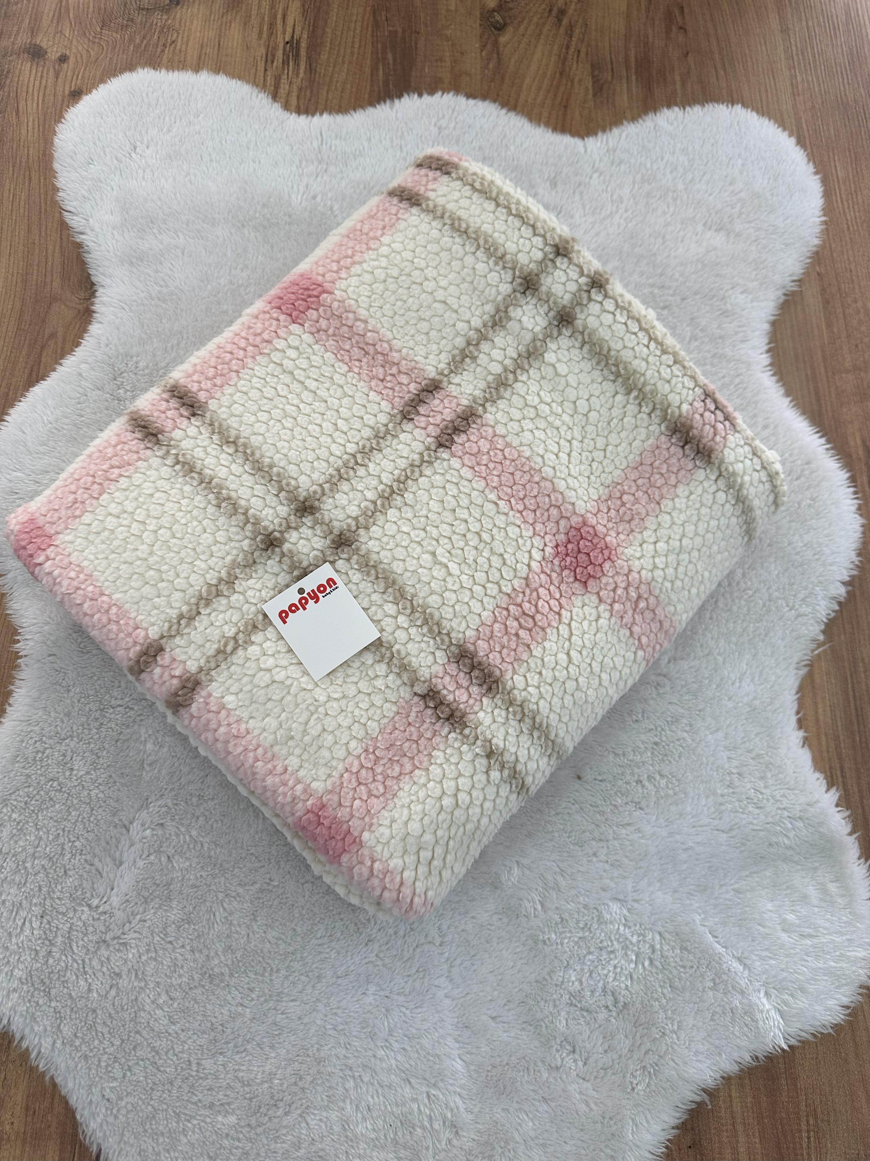 Ekose Model Welsoft Bebek Battaniyesi 90x112 Cm