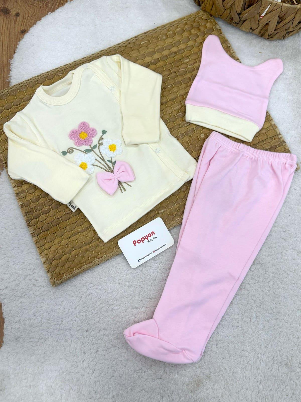 Kız Bebek Hastane Çıkışı & Zıbın Set