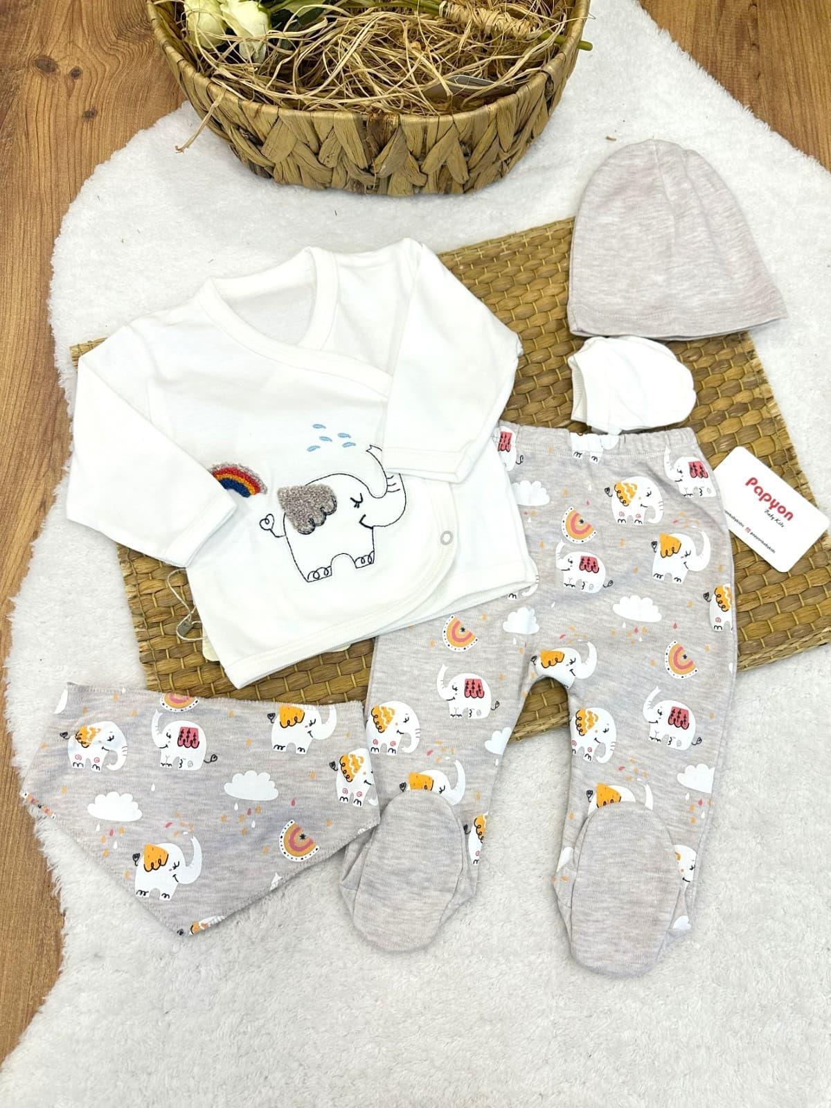 Erkek Bebek Hastane Çıkışı & Zıbın Set
