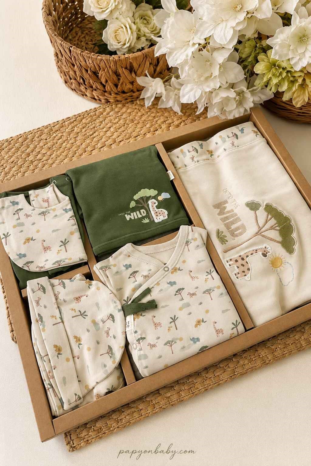 Erkek Bebek Hastane Çıkışı & Zıbın Set