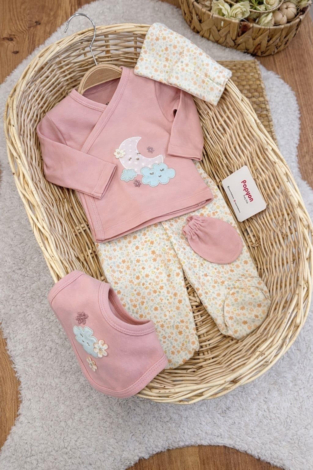 Kız Bebek Hastane Çıkışı & Zıbın Set
