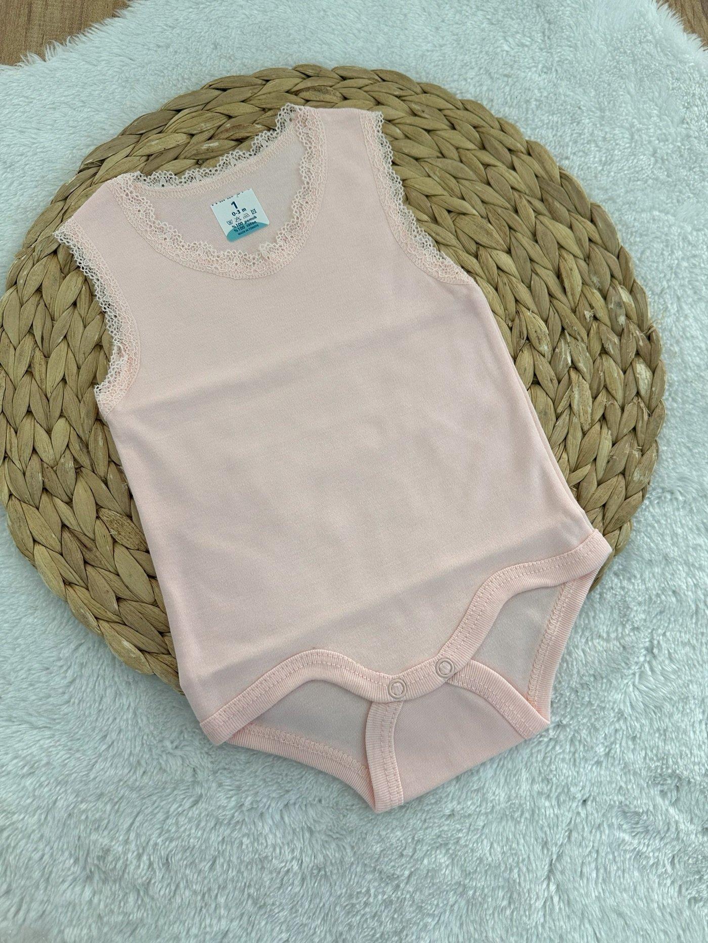 Dantelli Kız Bebek Çıtçıtlı Badi Zıbın 0-3/3-6/6-9/9-12/12-18/18-24 Ay