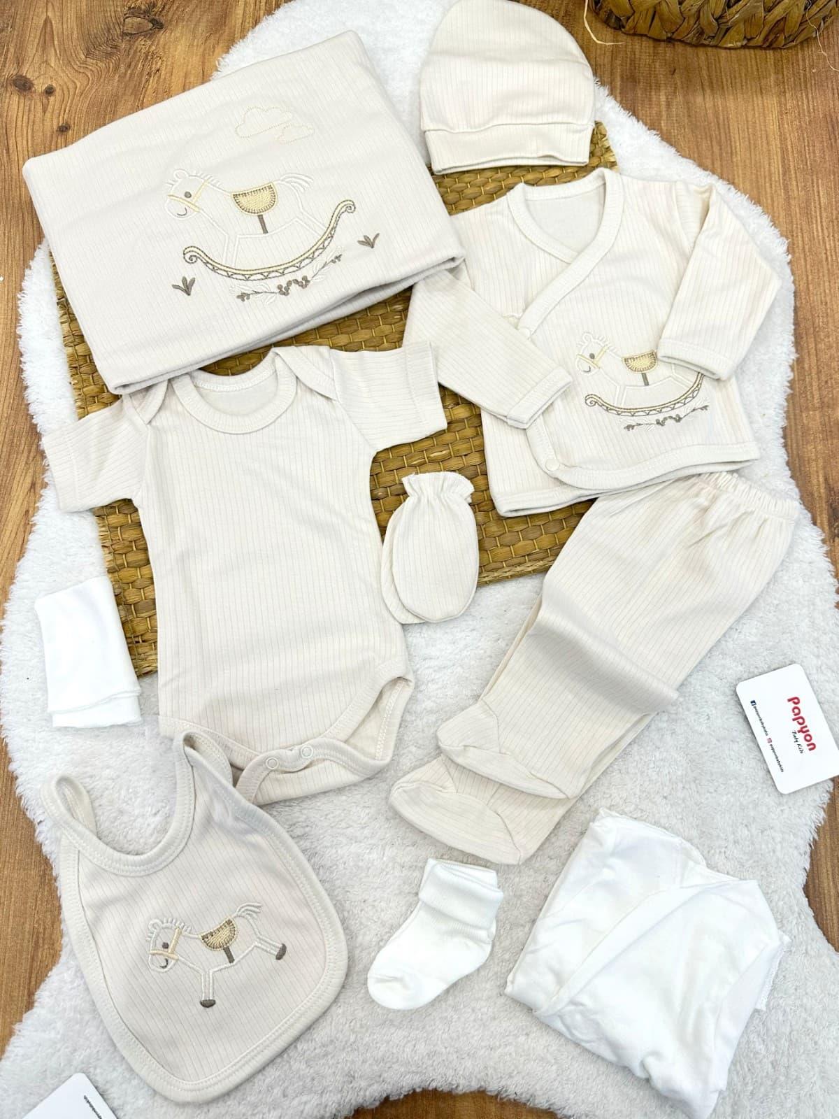 Erkek Bebek Hastane Çıkışı & Zıbın Set