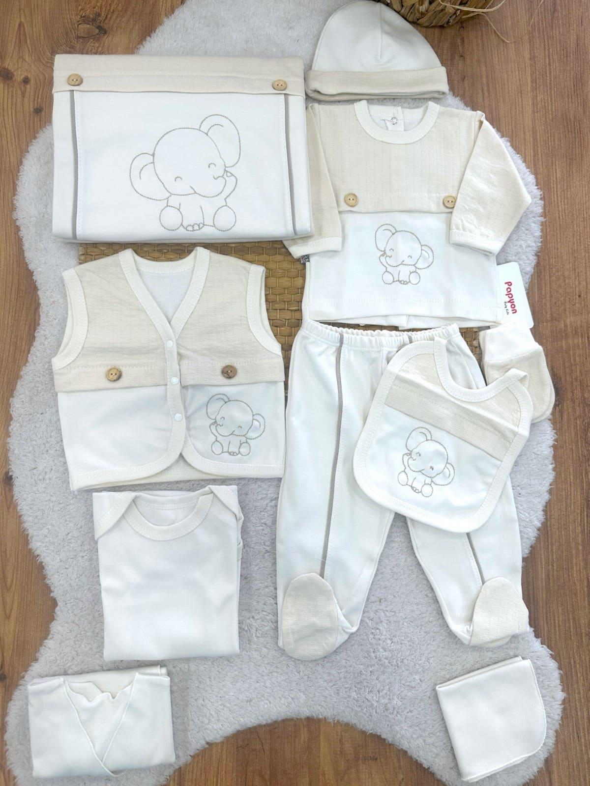 Erkek Bebek Hastane Çıkışı & Zıbın Set