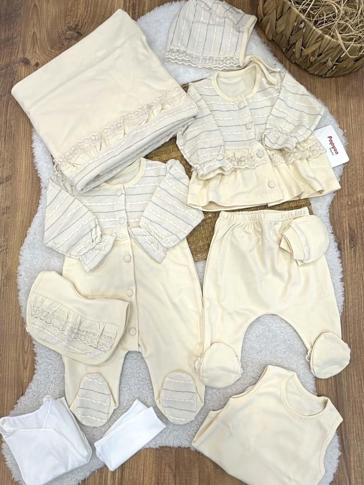 Kız Bebek Hastane Çıkışı & Zıbın Set