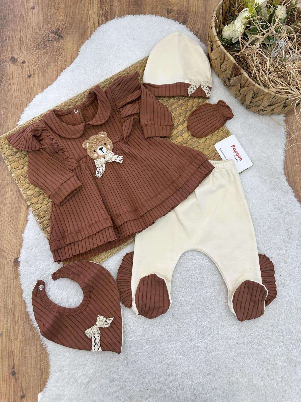 Kız Bebek Hastane Çıkışı & Zıbın Set