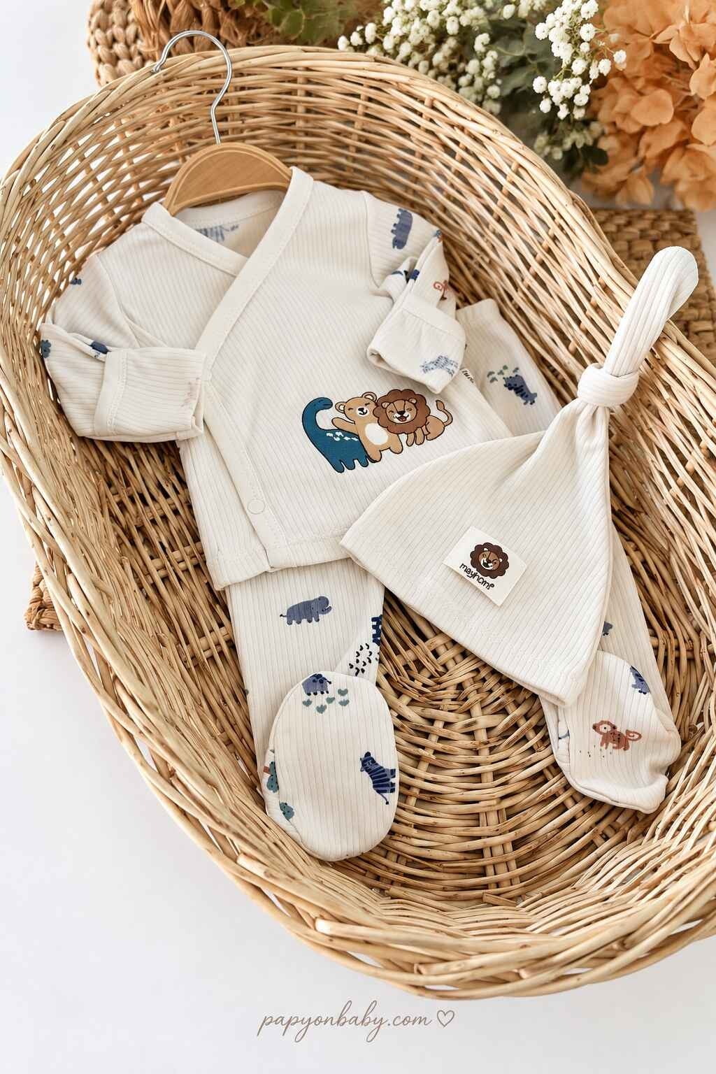 Erkek Bebek Hastane Çıkış Seti