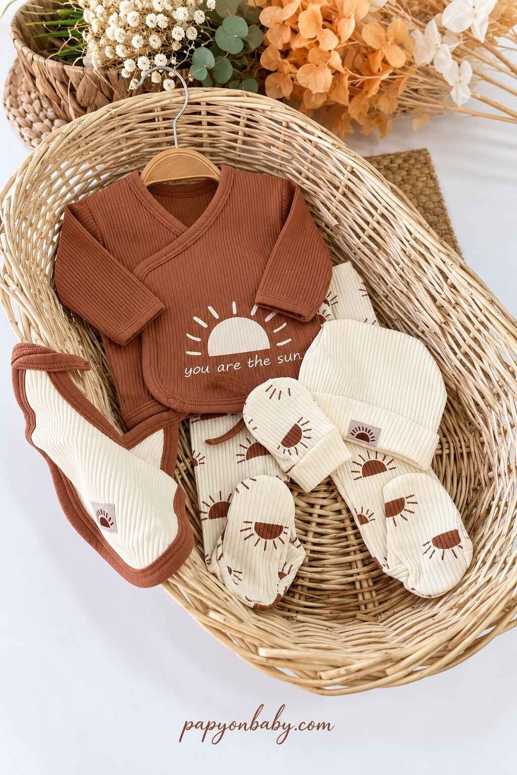 Erkek Bebek Hastane Çıkışı & Zıbın Set