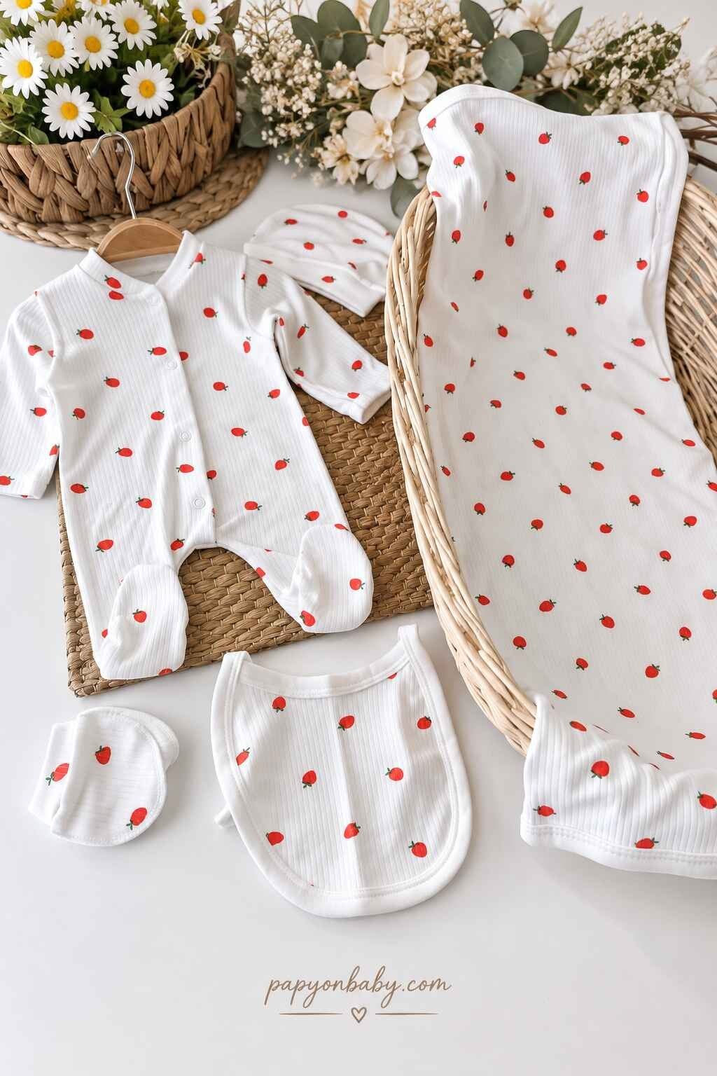 Kız Bebek Hastane Çıkışı & Zıbın Set