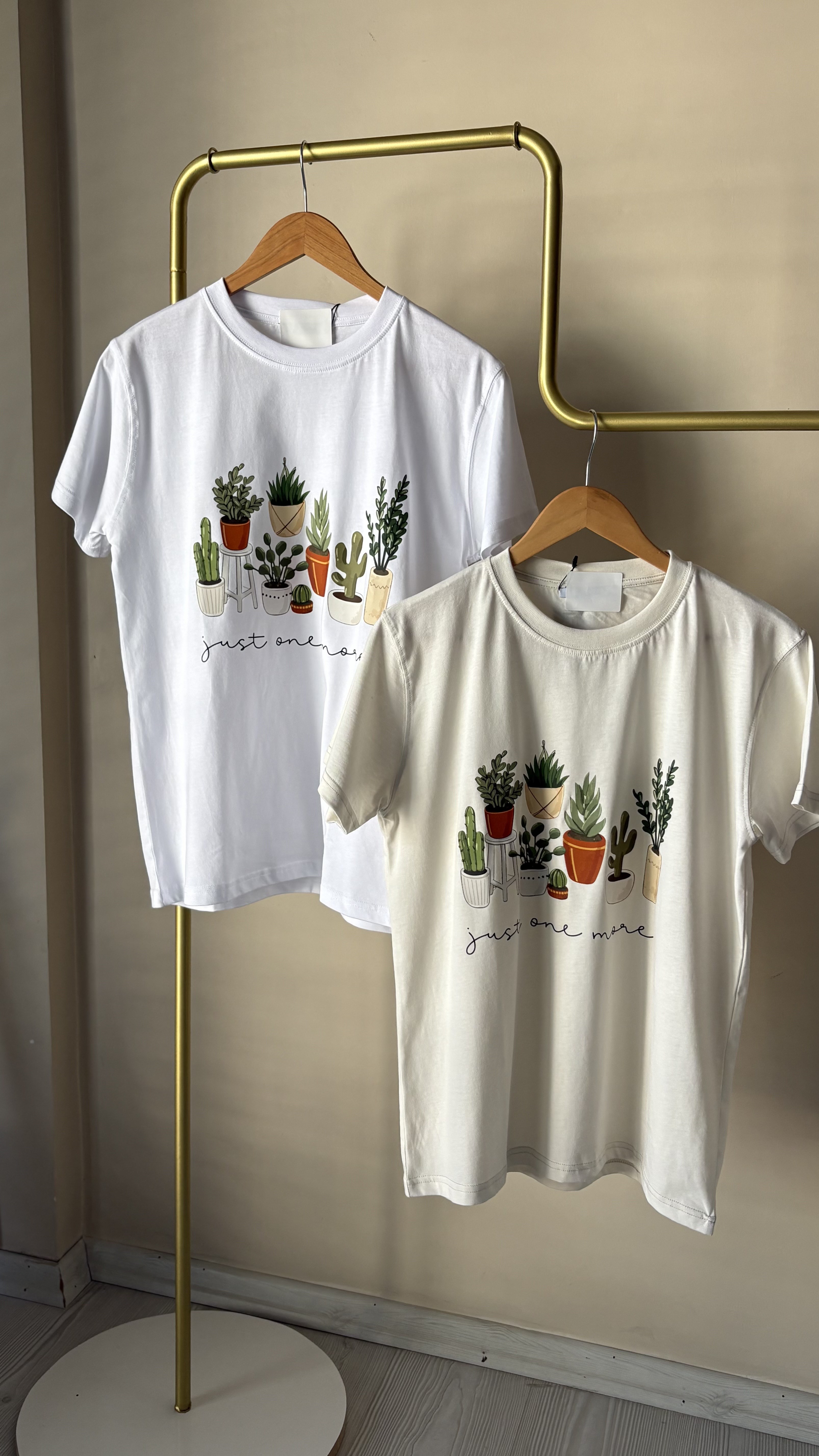 Kaktüs Baskılı Oversize Tşhırt 