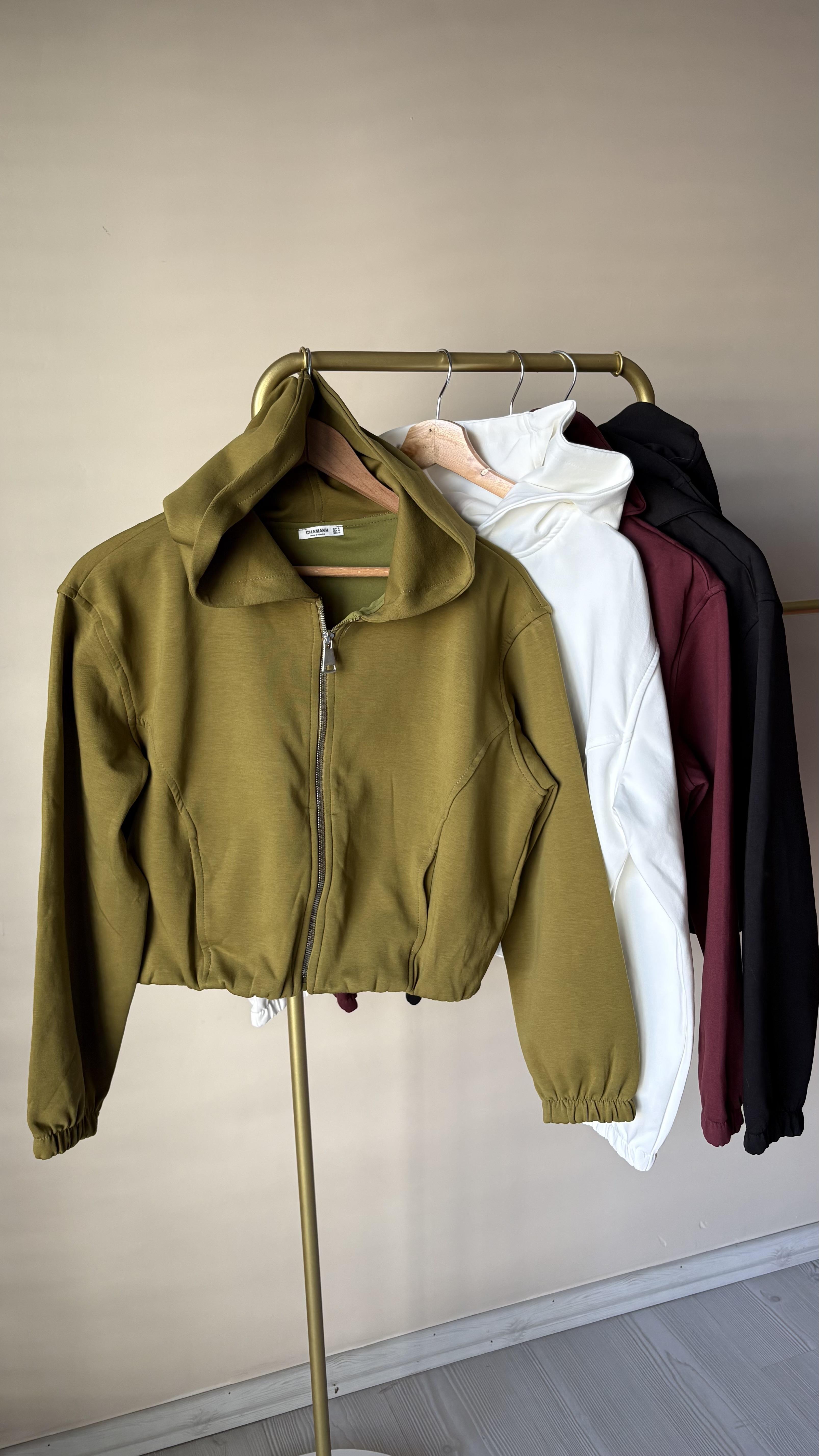 Kapşonlu Sweat Ceketler