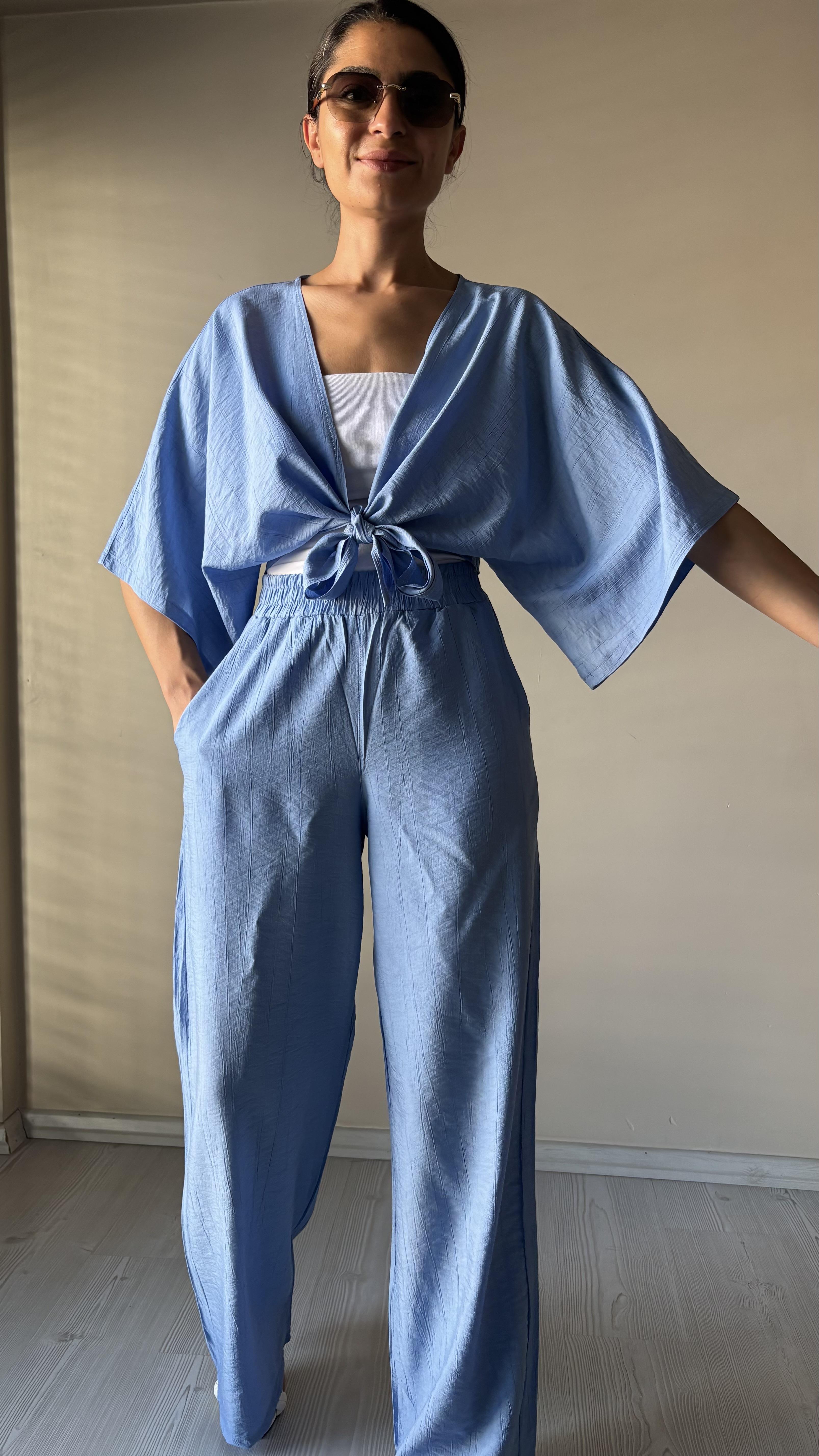 Mavi yarasa kol Tensel Takım