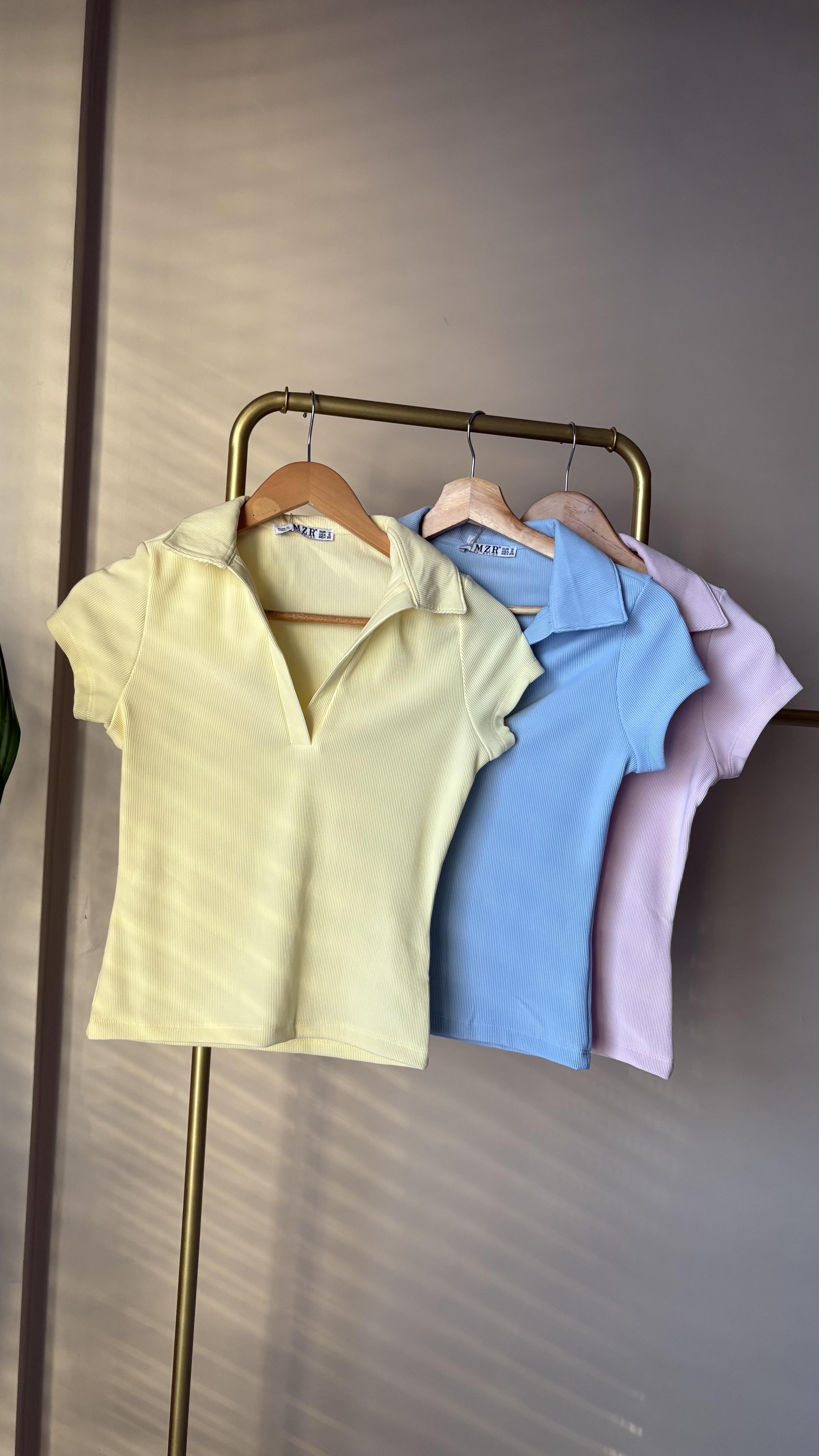 Polo yaka Ottoman Likralı Body 