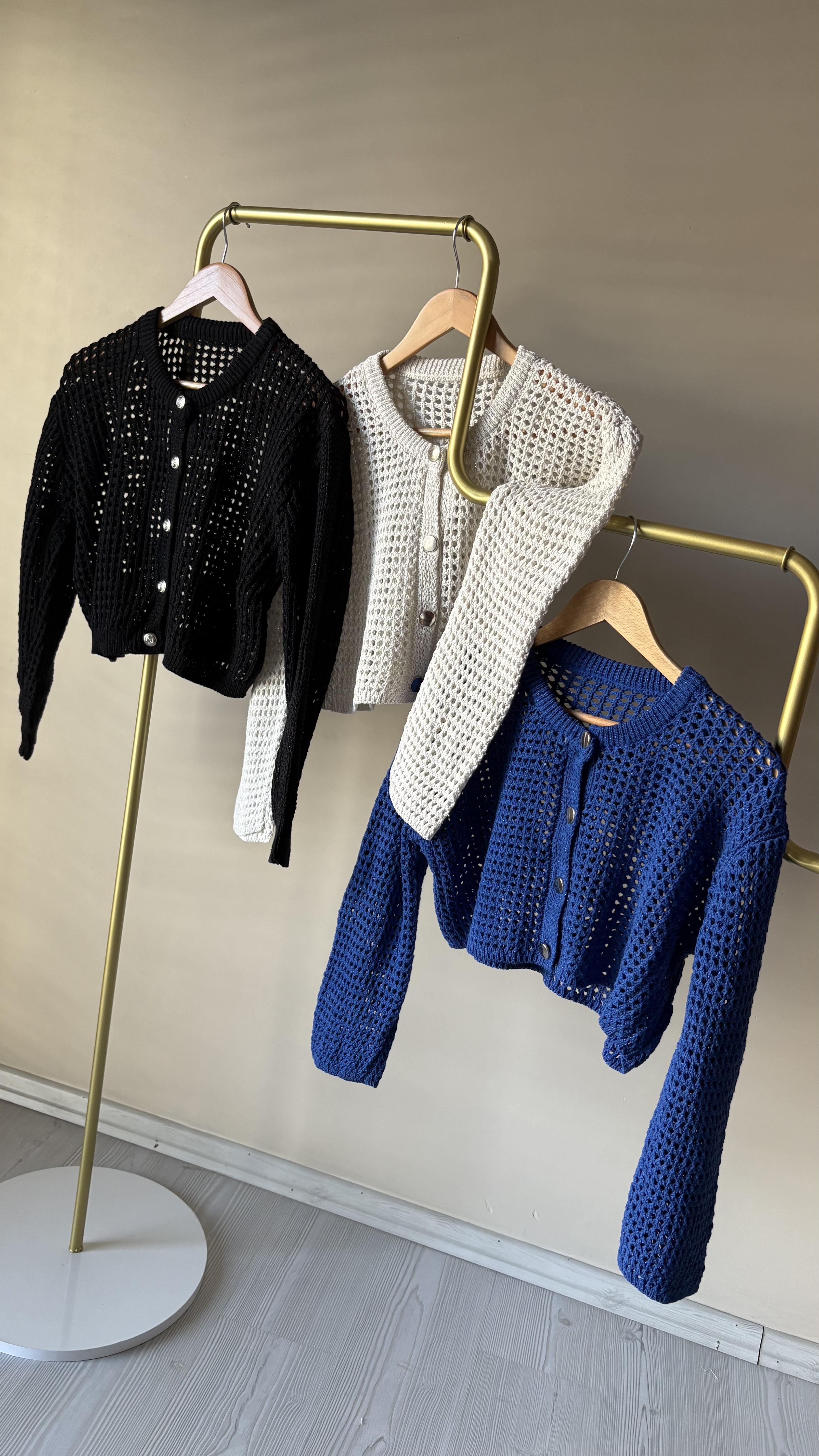 Sim efektli Ajurlu Hırkalar