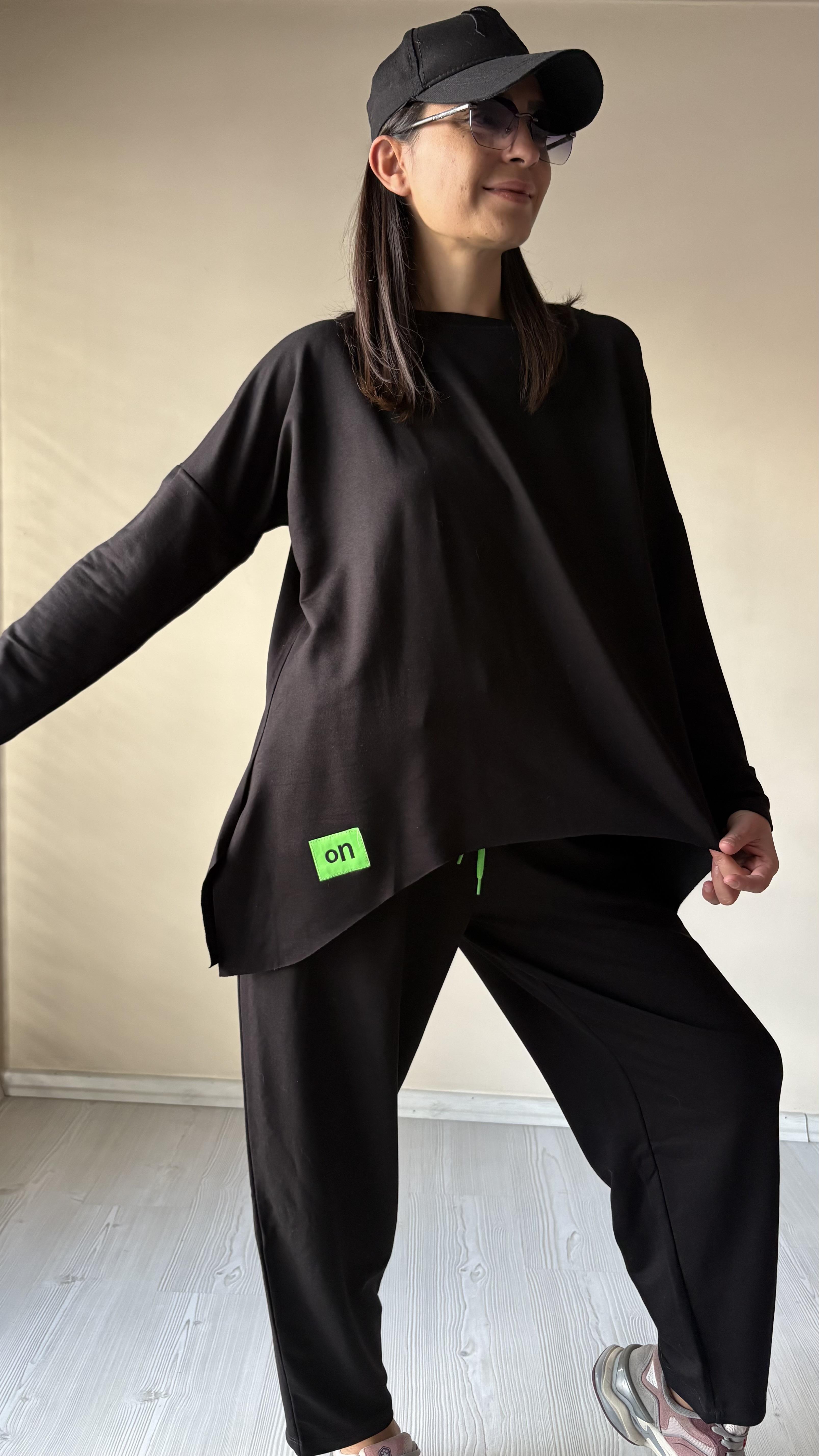 Siyah Armalı uzun kol  Takım