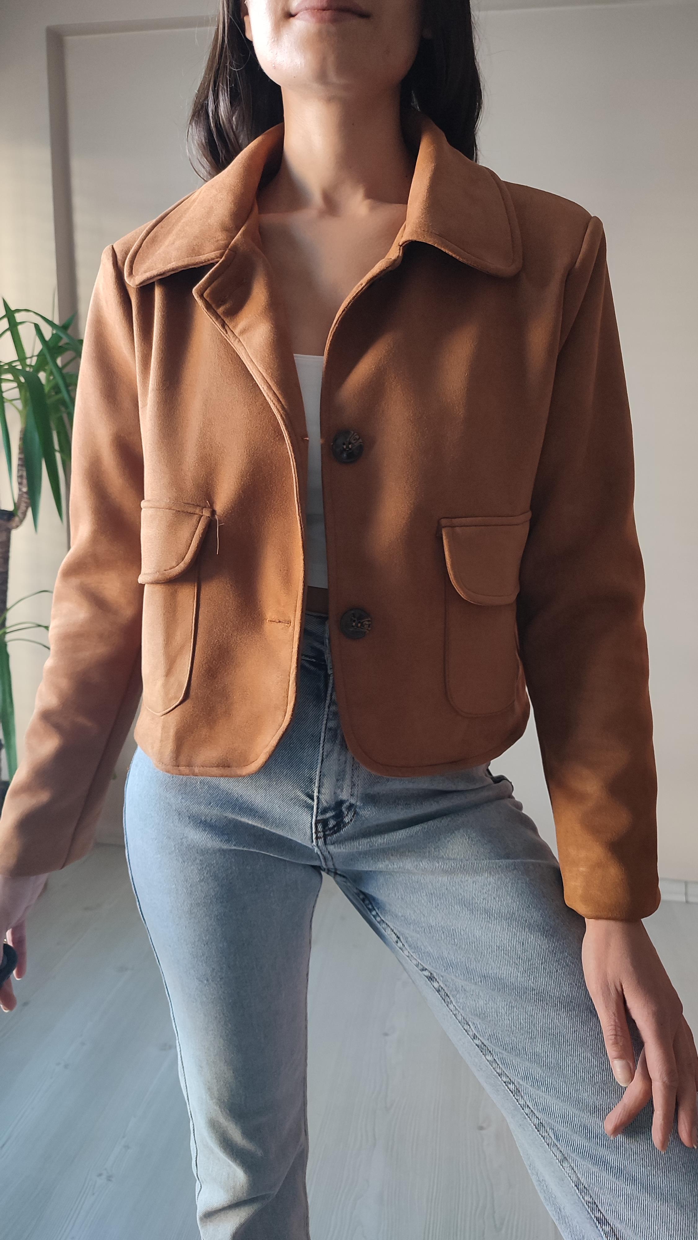 Taba Süet Nubuk Ceket 