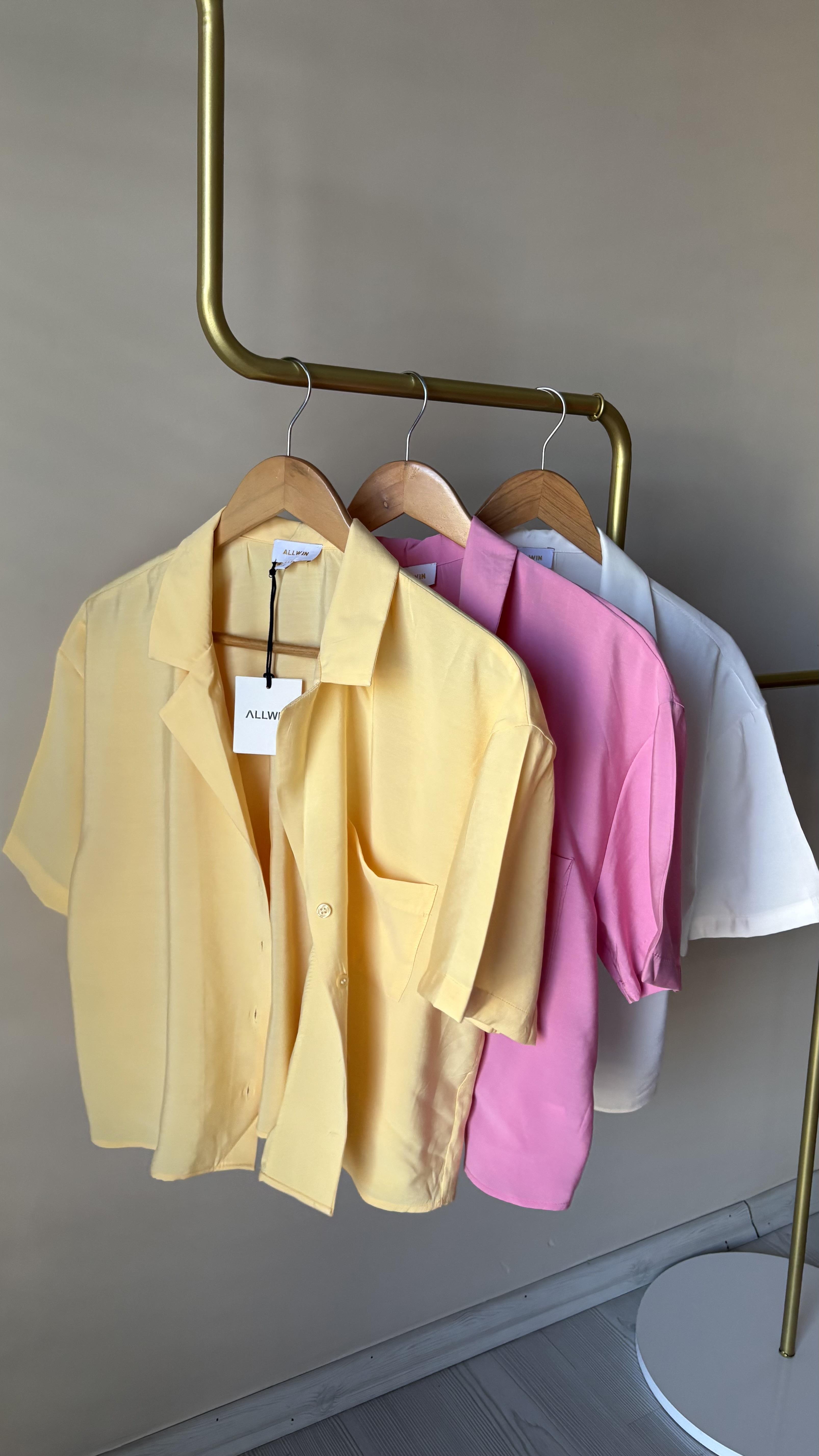 ALLWİN kısa kol Tensel Gömlekler