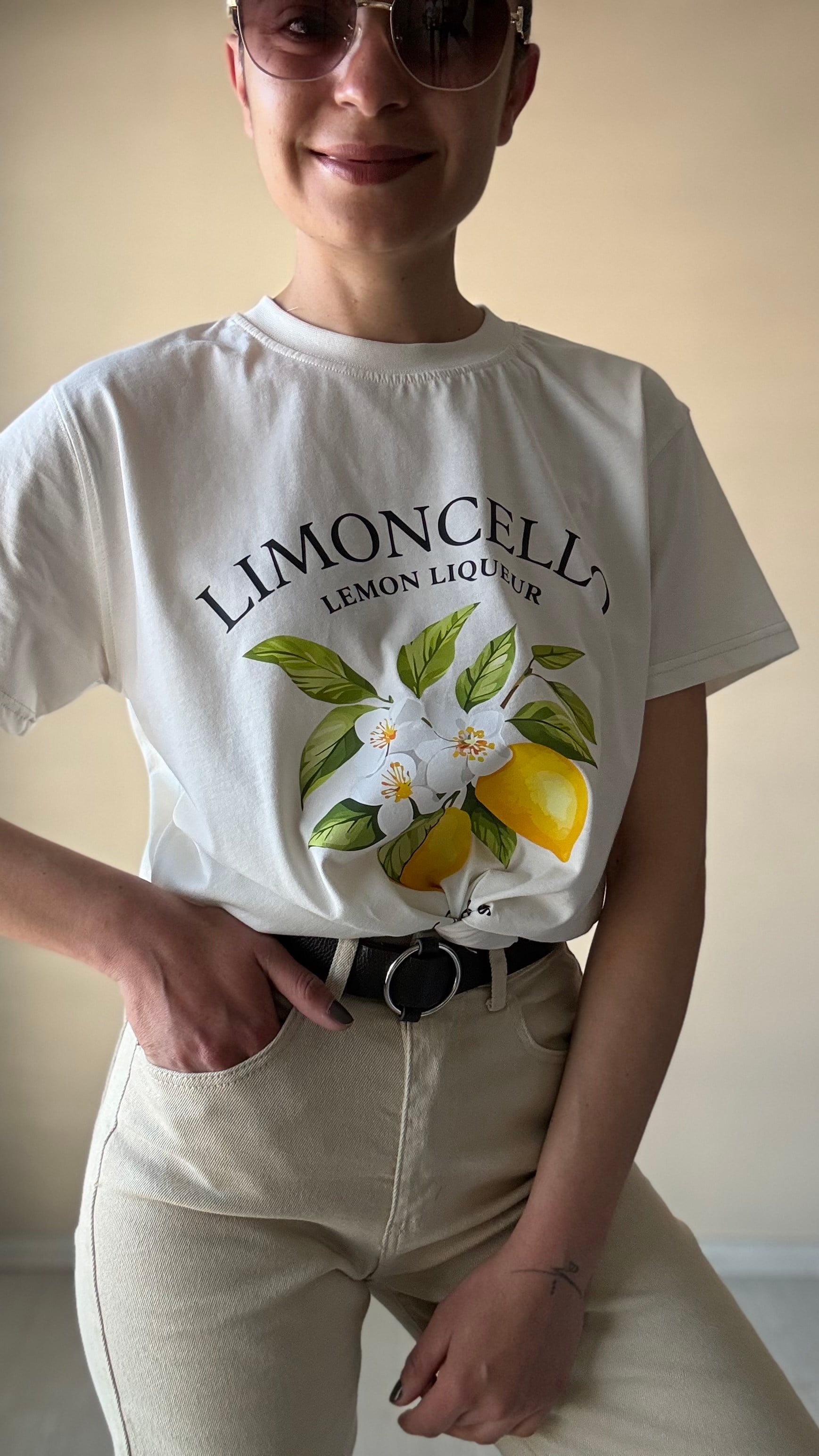 Limon Baskılı Tşhırt