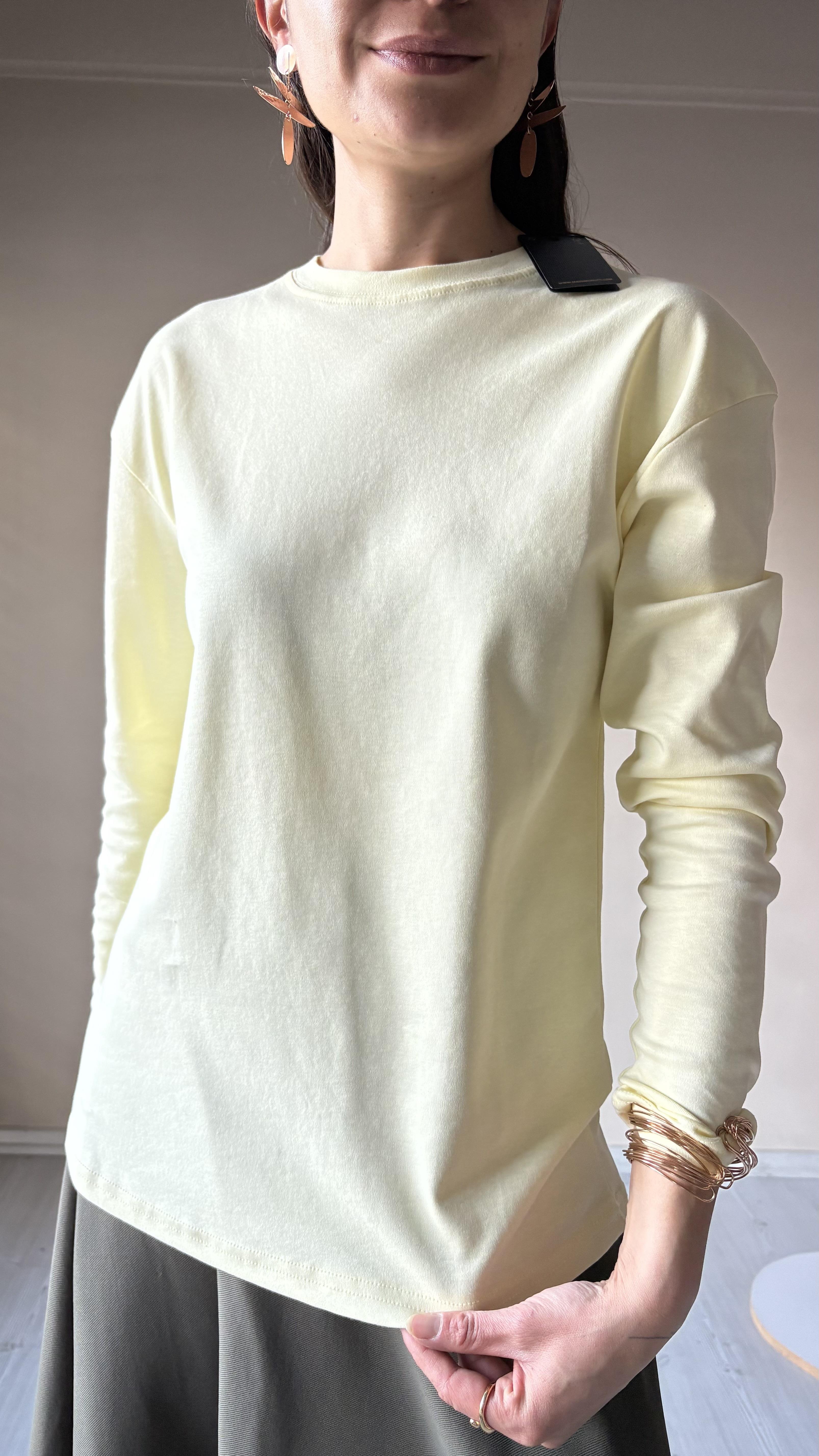 Md Sarı Basic Uzun kol  Tşhırt