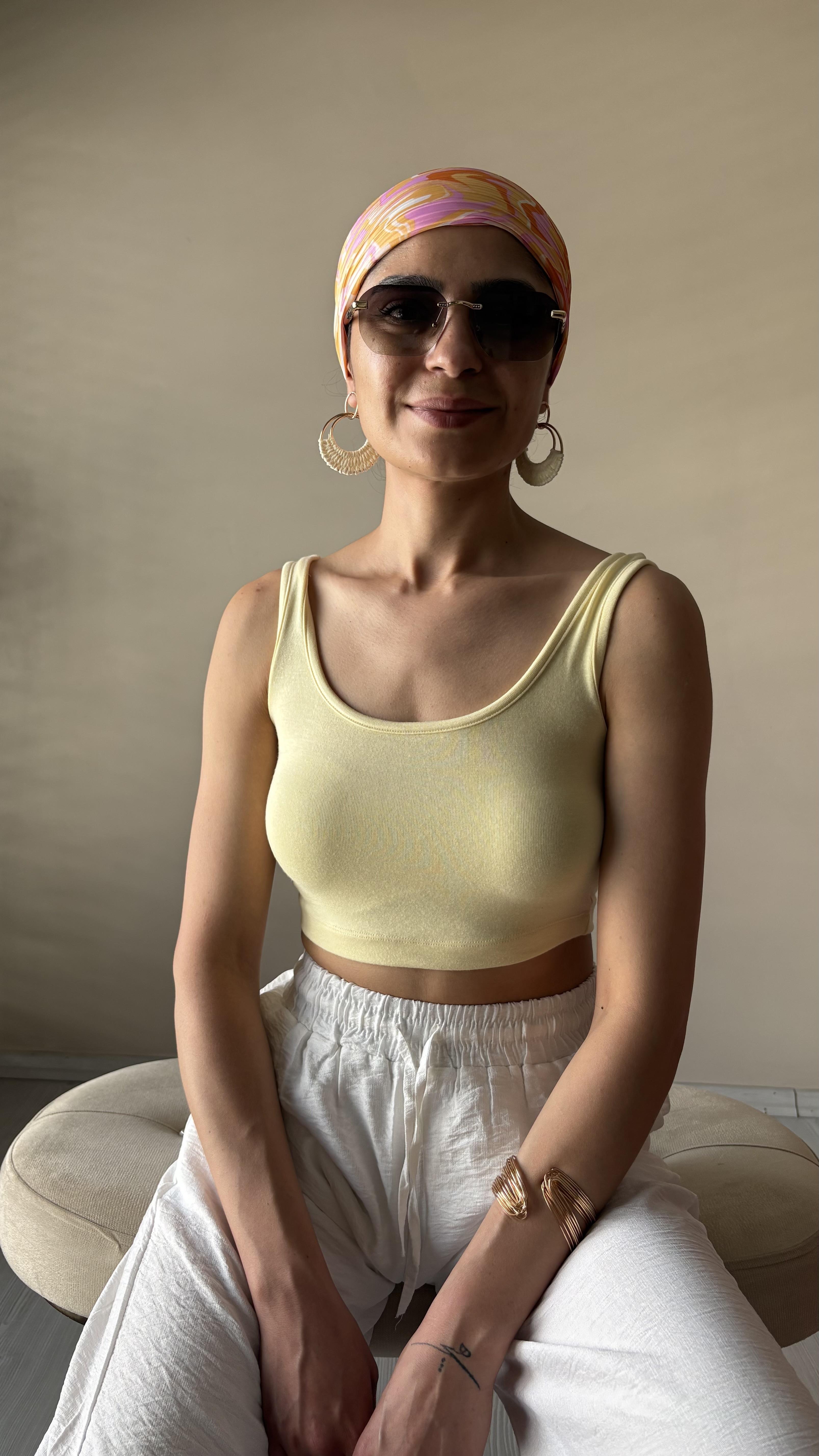 Modal likralı  Croptop 