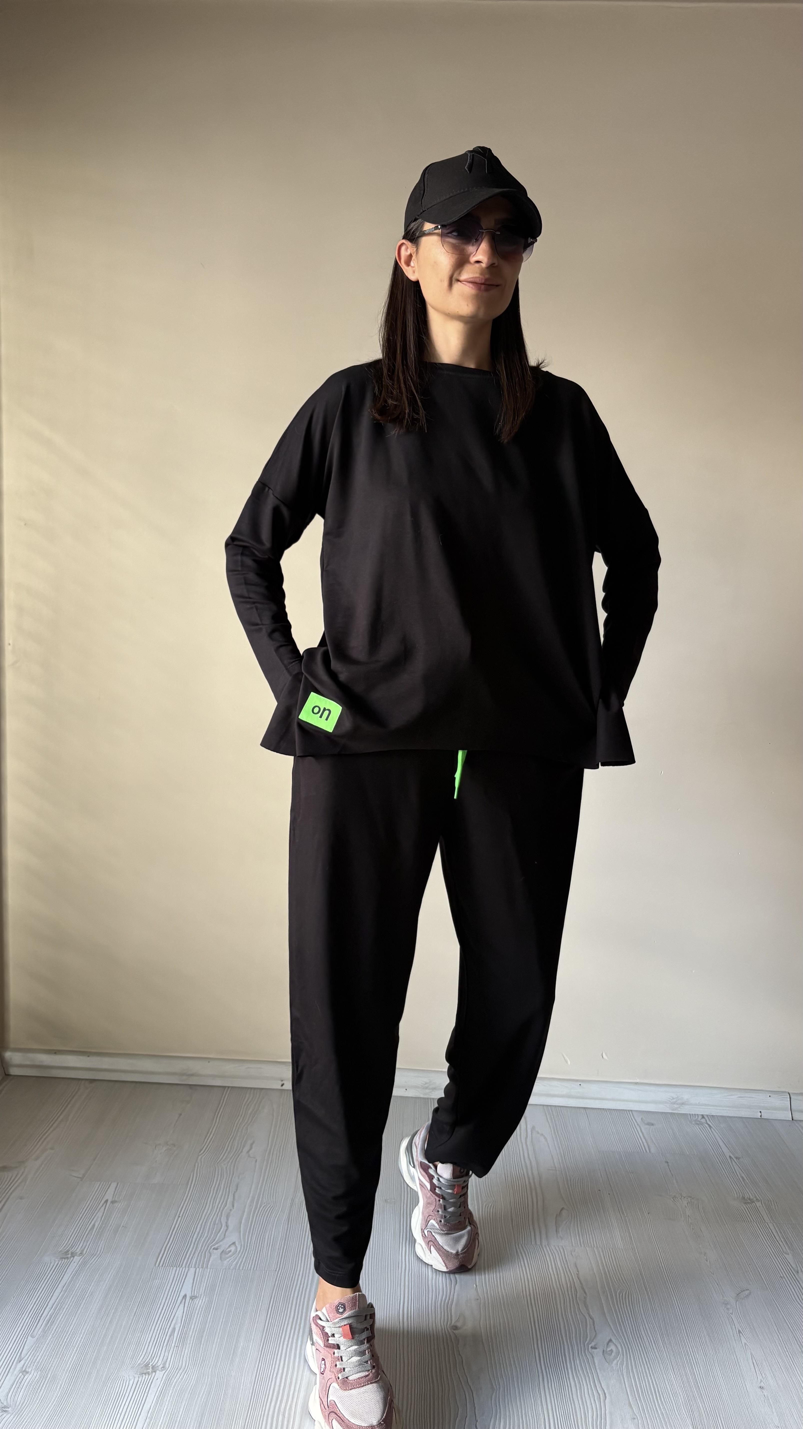 Siyah Armalı uzun kol  Takım