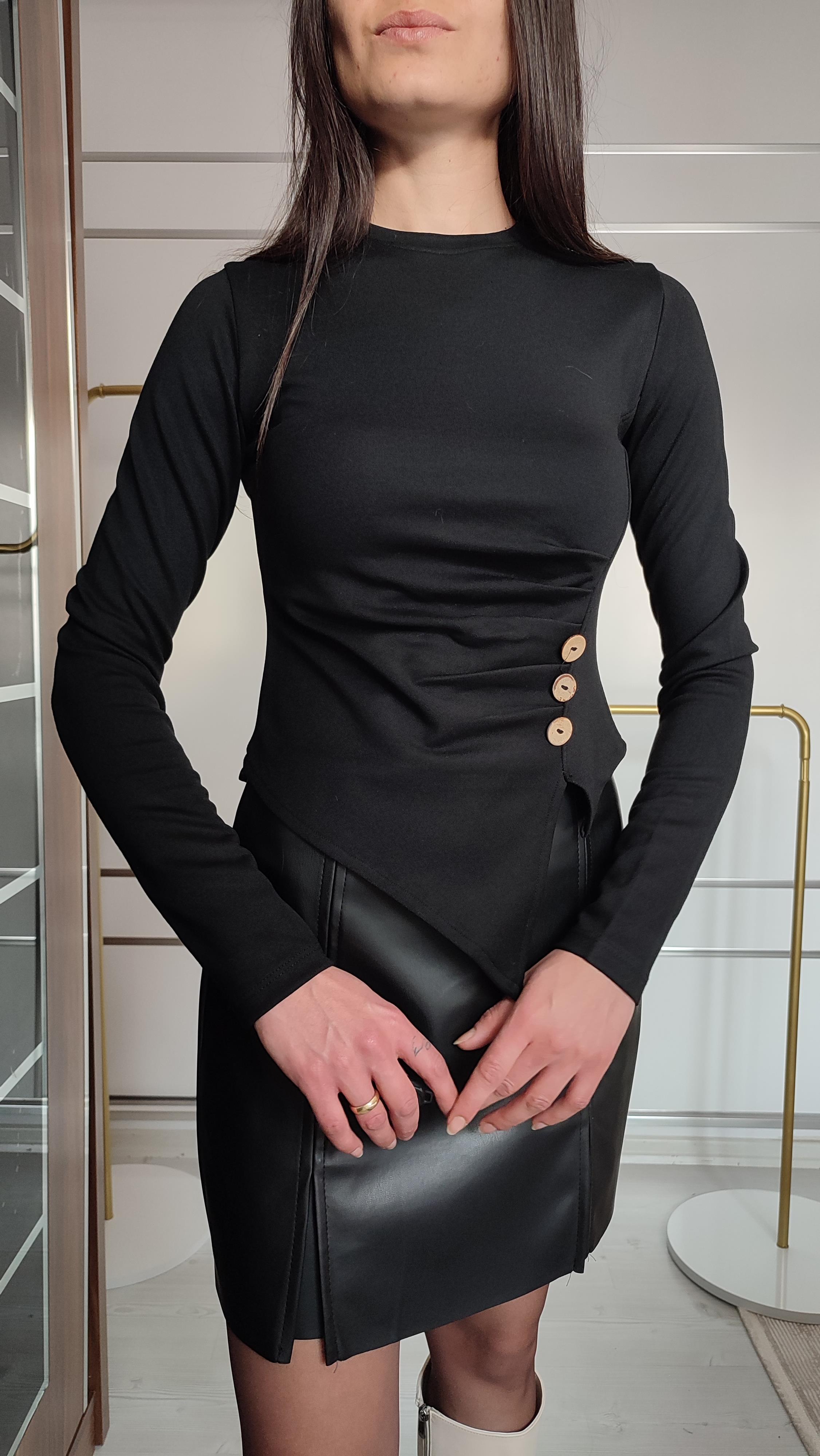 Siyah Çelik Asimetrik Body 