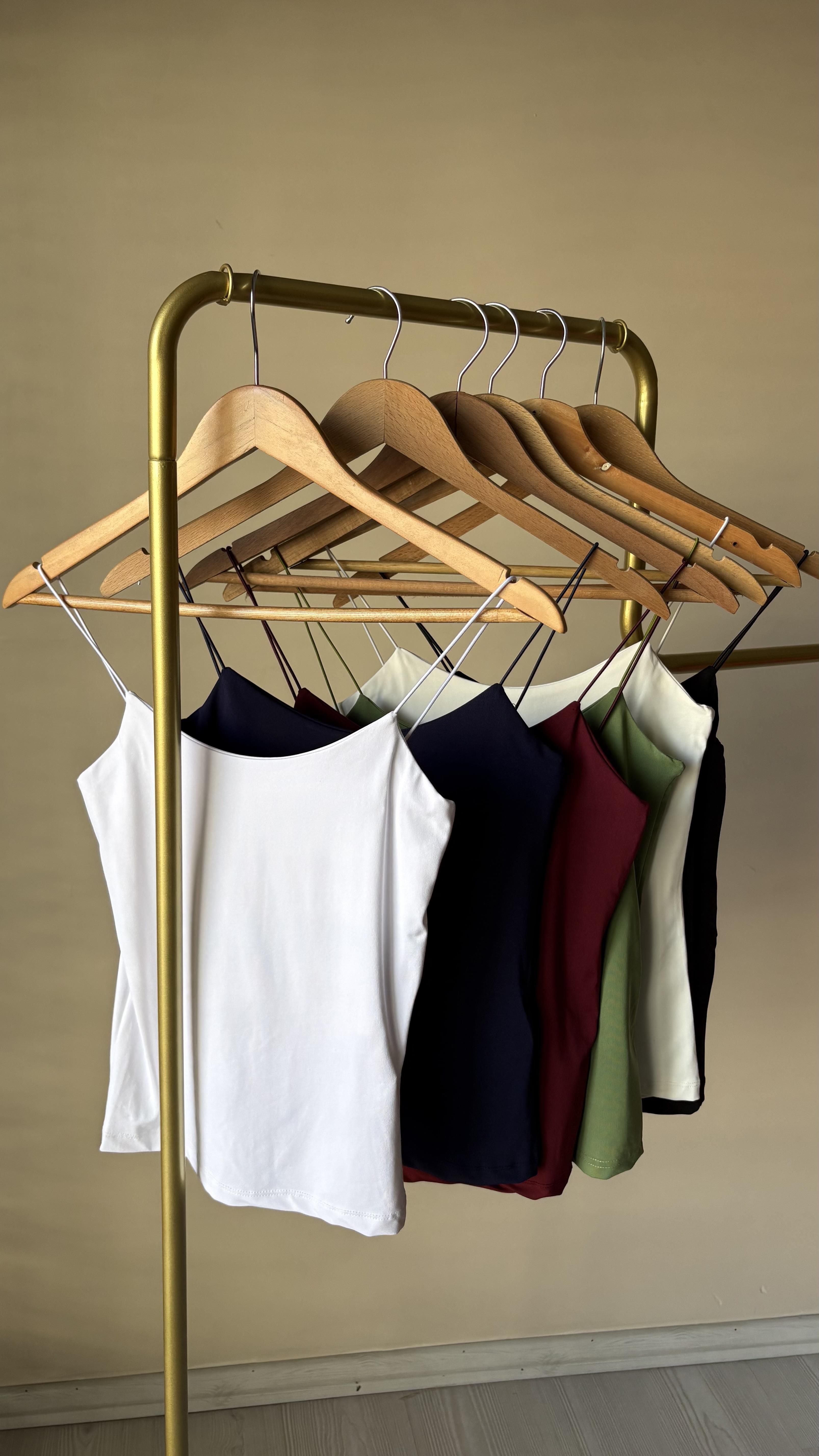 Spagetti askılı Sandy uzun bel Atletler