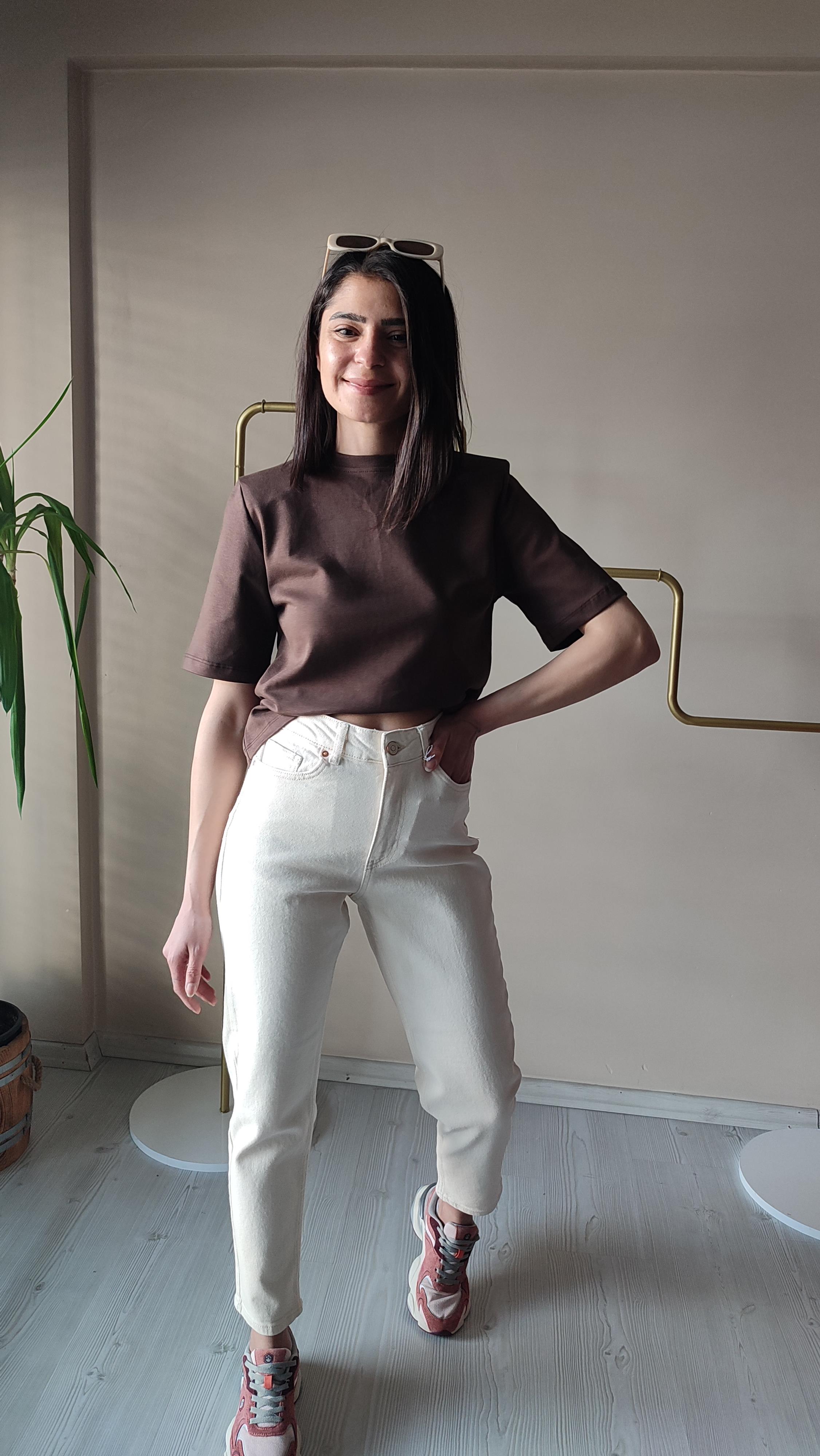 Vatkalı Basic T-shirt 