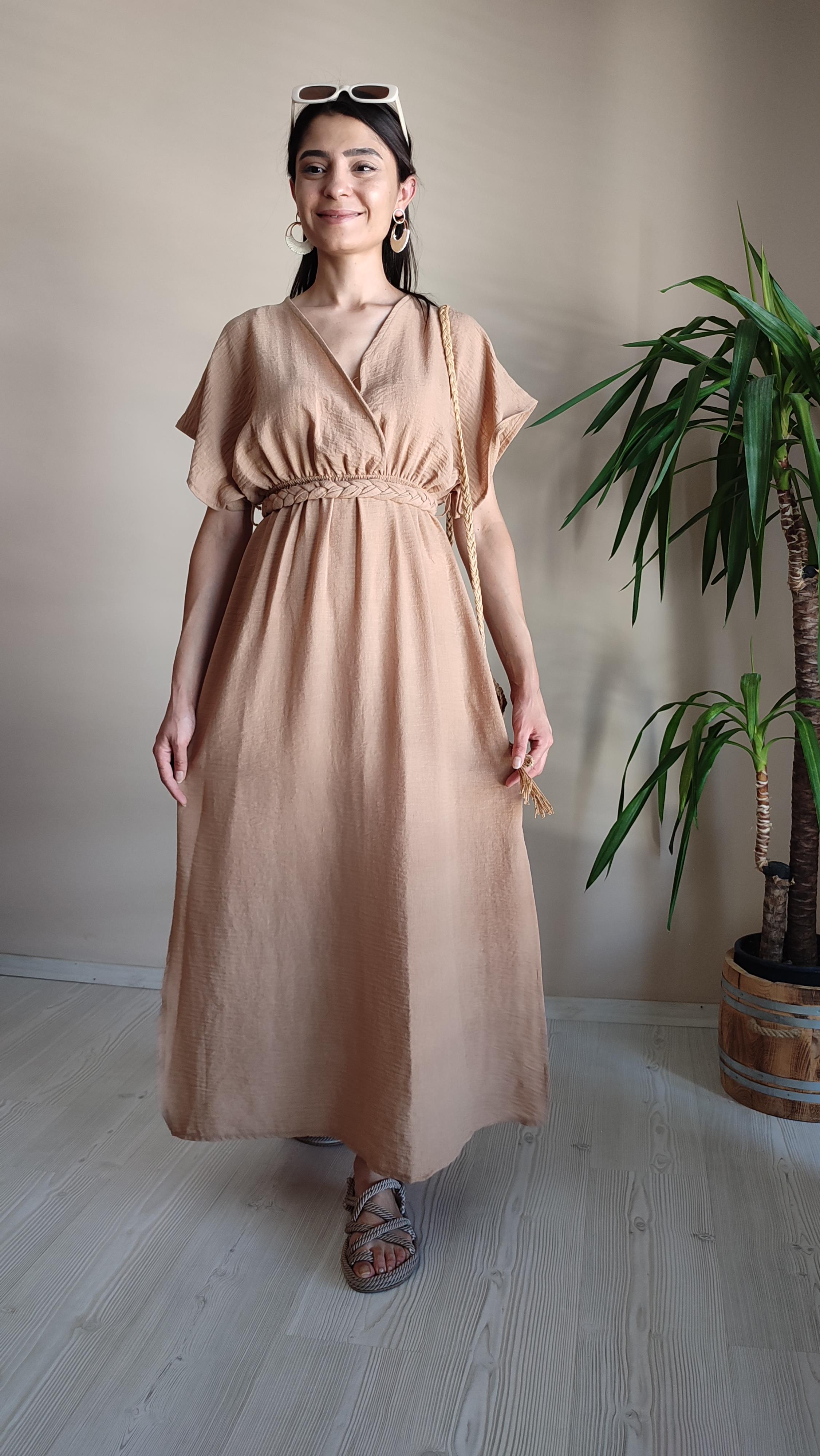 Vizon Müslin Elbise 