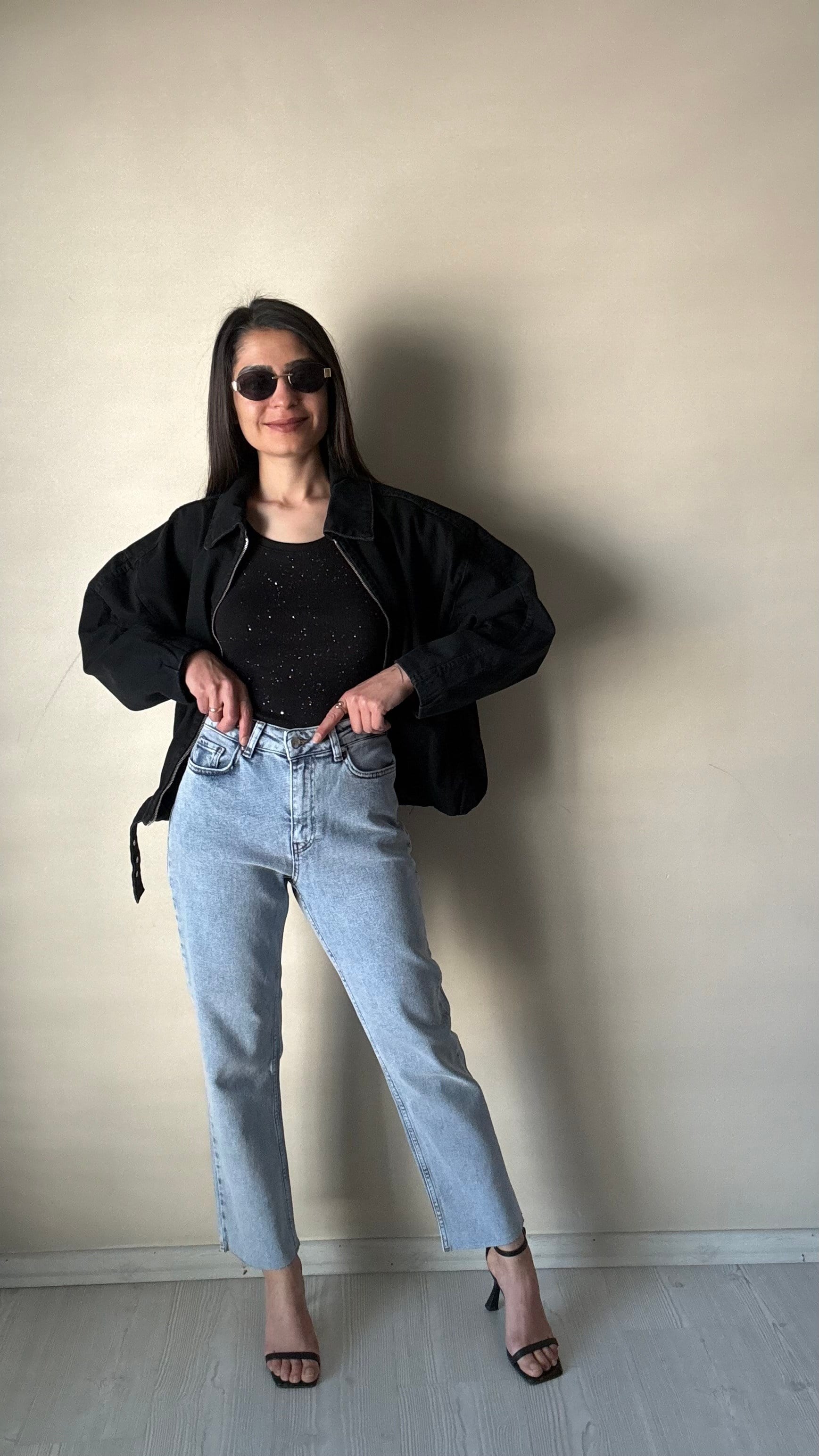 Xlove Kar yıkama Lazer Kesim Slimmomfit Jean